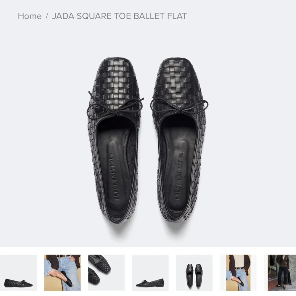 Freda Salvador Jada Square Toe Ballet Flat - Picture 2 of 11